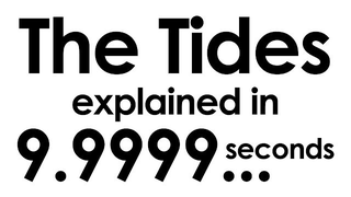 Earth's tides, explained in 9.999 seconds